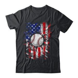 Patriotic Baseball 4th Of July Men USA American Flag Boys Classic T Shirt Black 600x.jpg