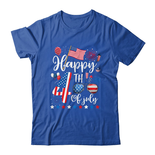 Happy Fourth Of July Patriotic US American Flag 4th Of July Classic T Shirt Royal 600x 1.jpg