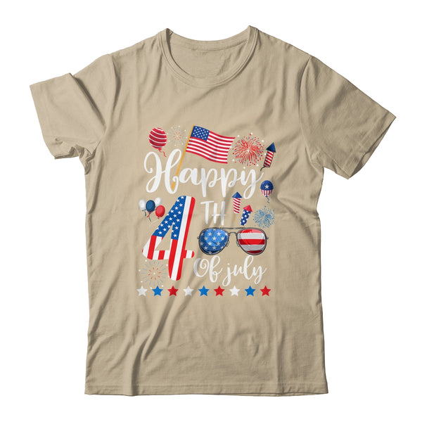 Happy Fourth Of July Patriotic US American Flag 4th Of July Classic T Shirt Sand 600x 1.jpg