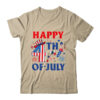 Happy 4th Of July Patriotic American US Flag Men Women Kids Classic T Shirt Sand 600x.jpg