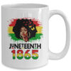 Juneteenth Freedom 1865 Black History African American Women Mug 15oz Mug White back 600x 2.jpg