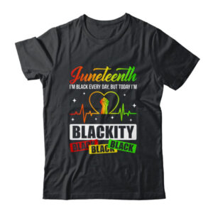 Juneteenth Black Heartbeat Black History African American Classic T Shirt Black 600x 2.jpg