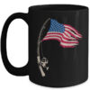 Fishing American Flag Fisherman Patriotic Day 4th Of July Mug 15oz Mug Black front 600x.jpg