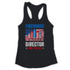 Fireworks Director I Run You Run Funny 4th Of July Women s Ideal Racerback Tank Black 600x.jpg