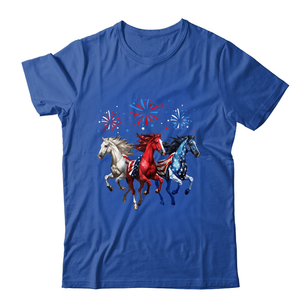 Patriotic Firework Horse USA Flag July 4th Fireworks Show Classic T Shirt Royal 600x 1.jpg