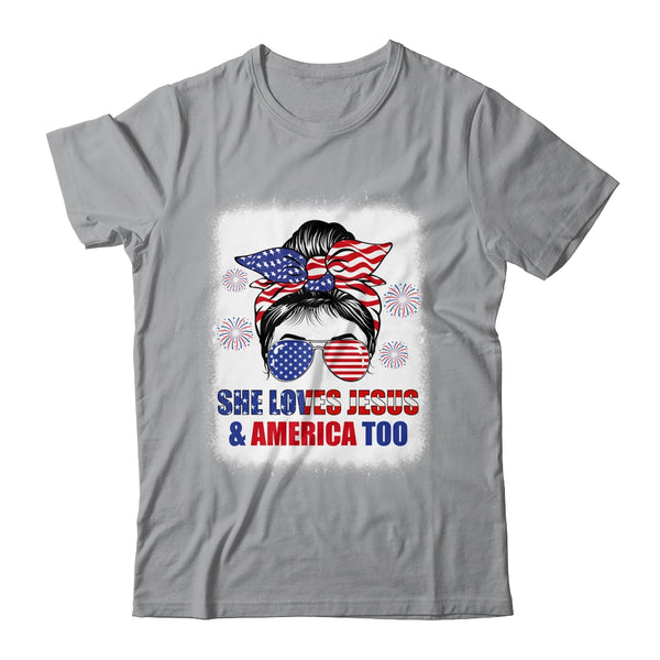 Loves Jesus And America Women 4th Of July Christian Lover Classic T Shirt Sport Grey 600x 1.jpg