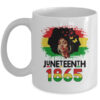 Juneteenth Freedom 1865 Black History African American Women Mug 11oz Mug White front 600x 3.jpg