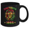 Juneteenth Lion 1865 Black History African American Men Boys Mug 11oz Mug Black back 600x 2.jpg