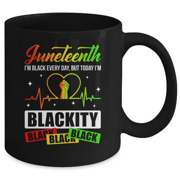 Juneteenth Black Heartbeat Black History African American Mug 11oz Mug Black back 600x 3.jpg