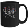 Dancing Skeleton 4th Of July American Flag Skellies Mug 15oz Mug Black back 600x 1.jpg