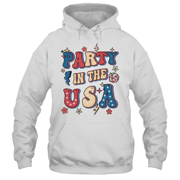 Party In The USA 4th Of July Independence Day USA Groovy Pullover Hoodie White 600x.jpg