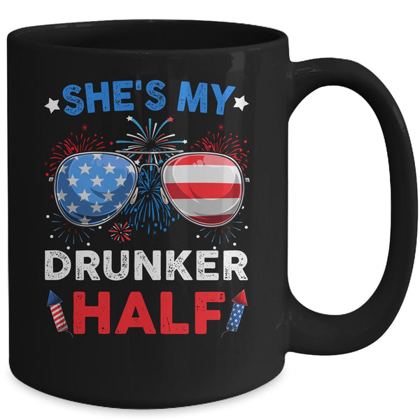 She s my Drunker Half 4th July Matching Couples Drinking Mug 15oz Mug Black back 600x.jpg