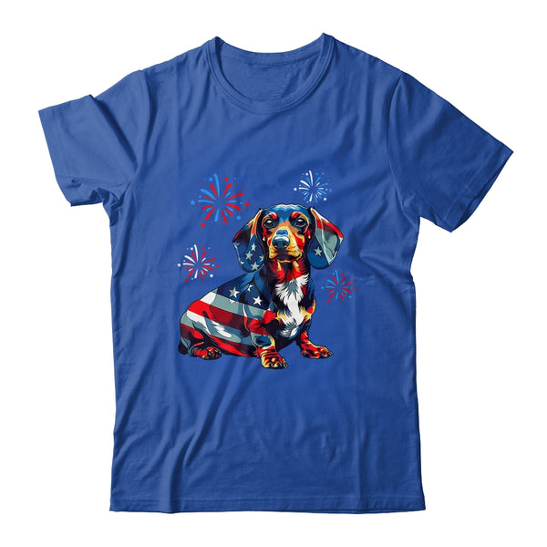 Dachshund Dog 4th Of July American Flag For Men Women Girls Classic T Shirt Royal 600x 1.jpg