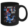 Happy Memorial Day 4th Of July Dinosaur American Flag Hat Mug 11oz Mug Black back 600x 1.jpg