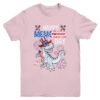 Happy Memorial Day 4th Of July Dinosaur US American Flag Youth Youth T Shirt Light Pink 600x 2.jpg