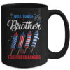 Trade Brother For Firecrackers Funny Girls 4th Of July Mug 15oz Mug Black back 600x 1.jpg