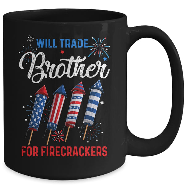 Trade Brother For Firecrackers Funny Girls 4th Of July Mug 15oz Mug Black back 600x 1.jpg