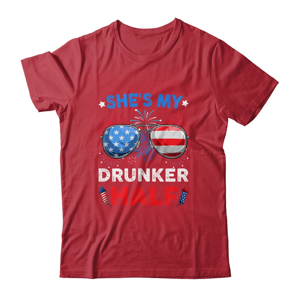 She s my Drunker Half 4th July Matching Couples Drinking Classic T Shirt Red 600x.jpg