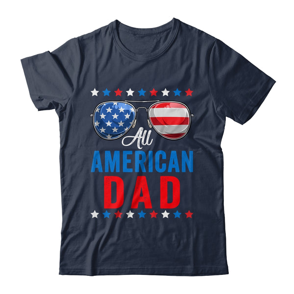 All American Dad 4th Of July Memorial Day Matching Classic T Shirt Navy 600x 3.jpg