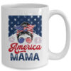 USA American Mama Proud Mom Messy Bun Patriotic 4th Of July Mug 15oz Mug White back 600x 2.jpg