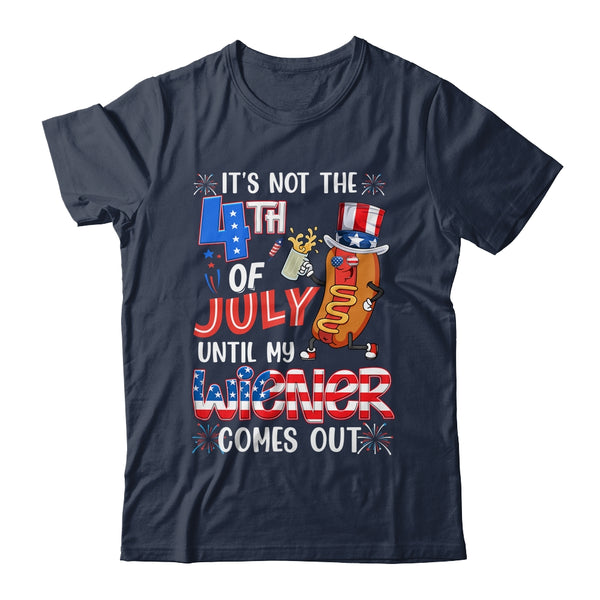 Hot Dog Until My Wiener Comes Out Funny Hot Dog 4th Of July Classic T Shirt Navy 600x 2.jpg