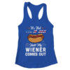 Funny Hotdog Its Not 4th Of July Until My Wiener Comes Out Women s Ideal Racerback Tank Royal 600x 1.jpg