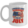 Gamer 4th Of July American Flag Gaming Lover Boys Girls Teen Mug 11oz Mug White front 600x 2.jpg