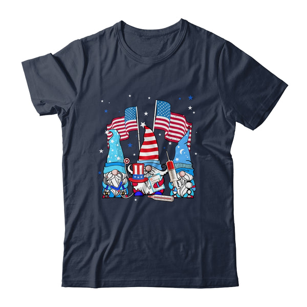 American Gnomes Nurse 4th Of July patriotic Women Classic T Shirt Navy 600x 1.jpg