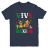 Viva Mexico Boy Girl Maracas Guitar Mexican Independence Kid Youth Youth T Shirt Navy 600x.jpg