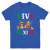 Viva Mexico Boy Girl Maracas Guitar Mexican Independence Kid Youth Youth T Shirt Royal 600x.jpg