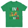 Viva Mexico Boy Girl Maracas Guitar Mexican Independence Kid Youth Youth T Shirt Irish Green 600x.jpg
