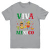 Viva Mexico Boy Girl Maracas Guitar Mexican Independence Kid Youth Youth T Shirt Sport Grey 600x.jpg