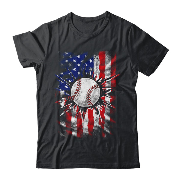 Patriotic Baseball 4th Of July Men USA American Flag Boys Classic T Shirt Black 600x 3.jpg
