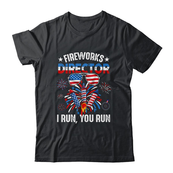 Fireworks Director If I Run You Run Funny 4th Of July Classic T Shirt Black 600x.jpg
