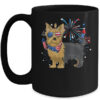 Yorkie Dog American USA Flag 4th of July Men women Lover Mug 15oz Mug Black front 600x.jpg