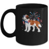 Saint Bernard Dog American USA Flag 4th of July women Lover Mug 11oz Mug Black front 600x.jpg