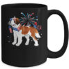 Saint Bernard Dog American USA Flag 4th of July women Lover Mug 15oz Mug Black back 600x.jpg