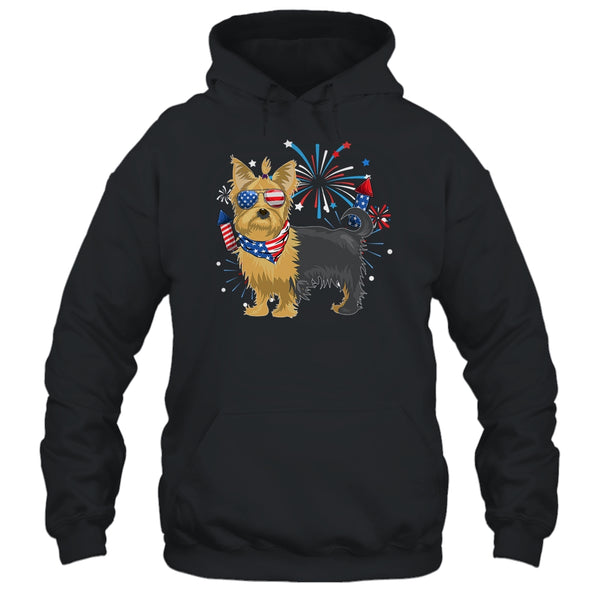 Yorkie Dog American USA Flag 4th of July Men women Lover Pullover Hoodie Black 600x.jpg