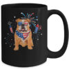 Bulldog Dog American USA Flag 4th of July Men women Lover Mug 15oz Mug Black back 600x.jpg