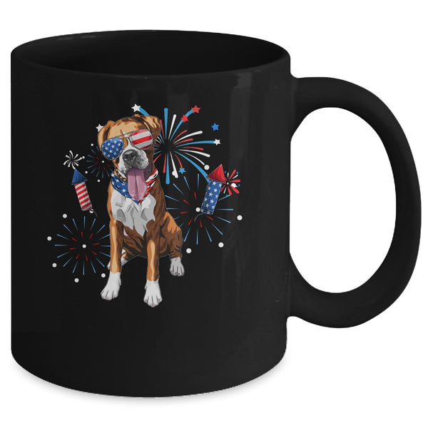 Boxer Dog American USA Flag 4th of July Men women Lover Mug 11oz Mug Black back 600x.jpg