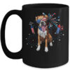 Boxer Dog American USA Flag 4th of July Men women Lover Mug 15oz Mug Black front 600x.jpg