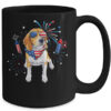 Beagle Dog American USA Flag 4th of July Men women Lover Mug 15oz Mug Black back 600x.jpg