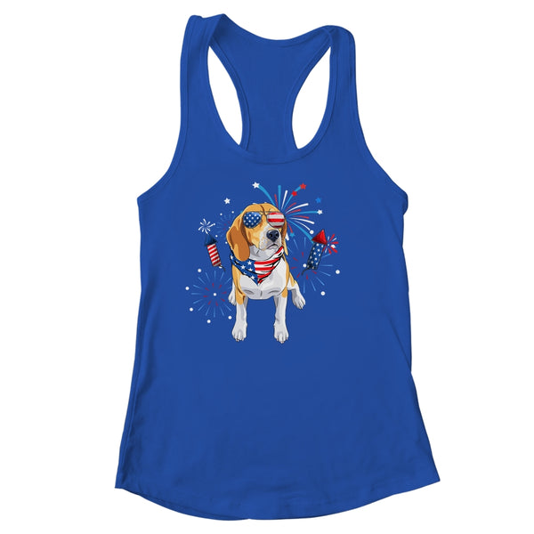 Beagle Dog American USA Flag 4th of July Men women Lover Women s Ideal Racerback Tank Royal 600x.jpg