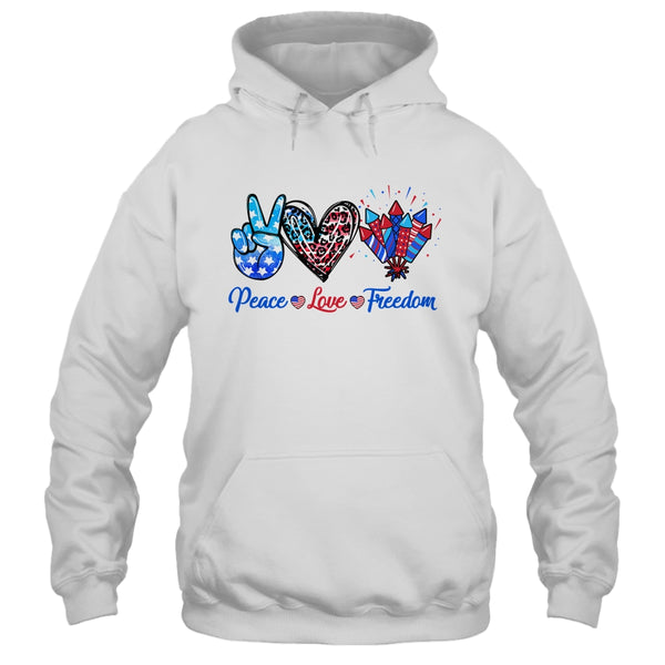 Peace Love Freedom 4th Of July Us Flag Fireworks Pullover Hoodie White 600x.jpg