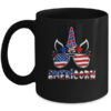 Americorn Unicorn 4th of July Girls Kids American Mug 11oz Mug Black front 600x.jpg