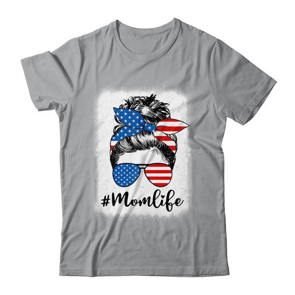 American Flag Mom Life Bleached Mother s 4th Of July Funny Classic T Shirt Sport Grey 600x.jpg