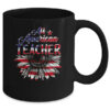 All American Teacher Sunflower American Flag 4th Of July Mug 11oz Mug Black back 600x.jpg