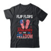 Flip Flop Fireworks And Freedom Independence Day July of 4th Classic T Shirt Black 600x.jpg