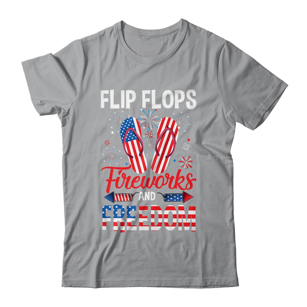 Flip Flop Fireworks And Freedom Independence Day July of 4th Classic T Shirt Sport Grey 600x.jpg