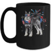 Schnauzer Dog American USA Flag 4th of July Men women Lover Mug 15oz Mug Black front 600x.jpg